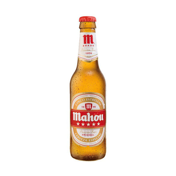 Imagen de MAHOU 5 ESTRELLAS BOTELLA N/R 33CL 5,5º (24 UDS)