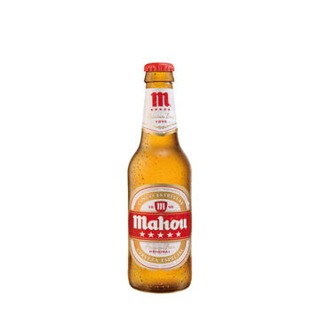 Imagen de MAHOU 5 ESTRELLAS BOTELLA ***25CL*** 5,5º (24 UDS)